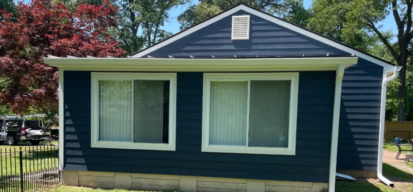 Severe porch roof structural collapse damage requiring emergency repair in Annapolis Maryland area